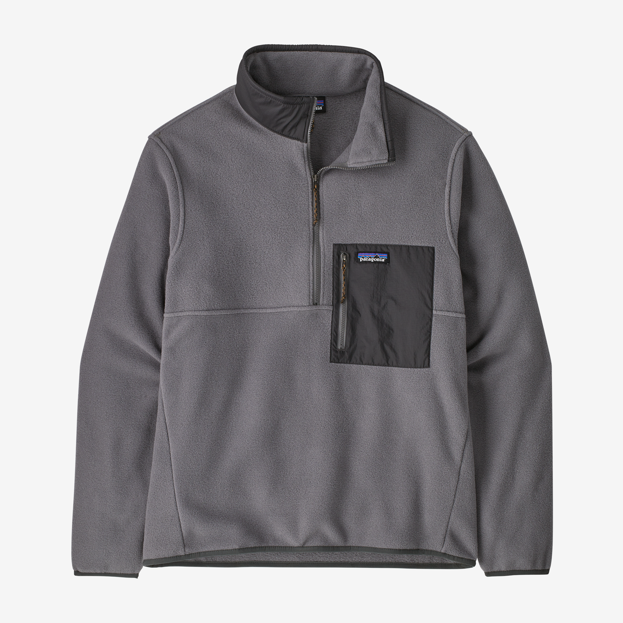 Men's Microdini 1/2 Zip Fleece Pullover - Lightweight Warm Winter Jacket for Outdoor Hiking & Casual Wear