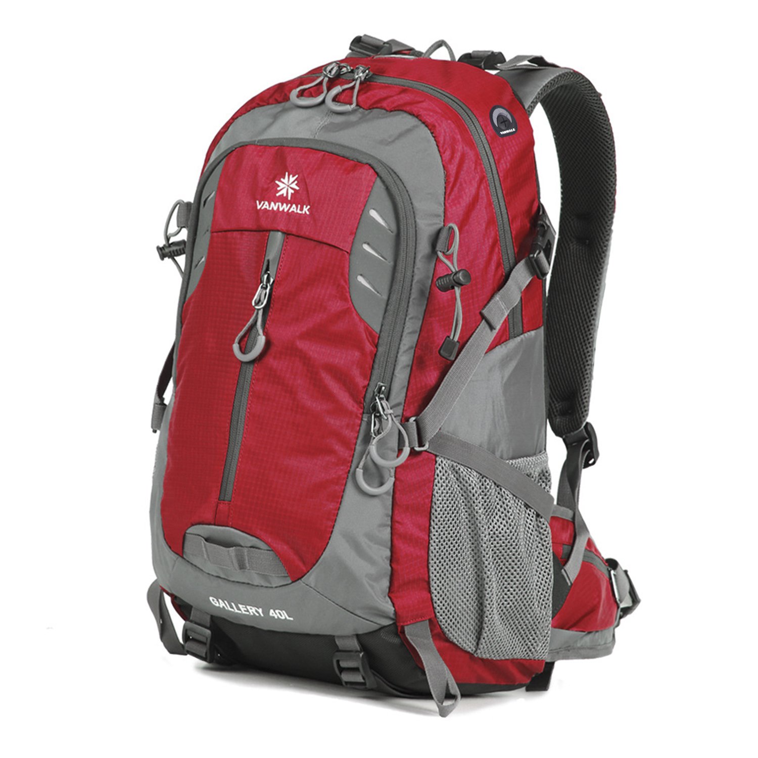 40L Lightweight Water-Resistant Hiking Backpack - Durable Packable Daypack for Men & Women - Perfect for Outdoor Adventures, Camping, and Travel
