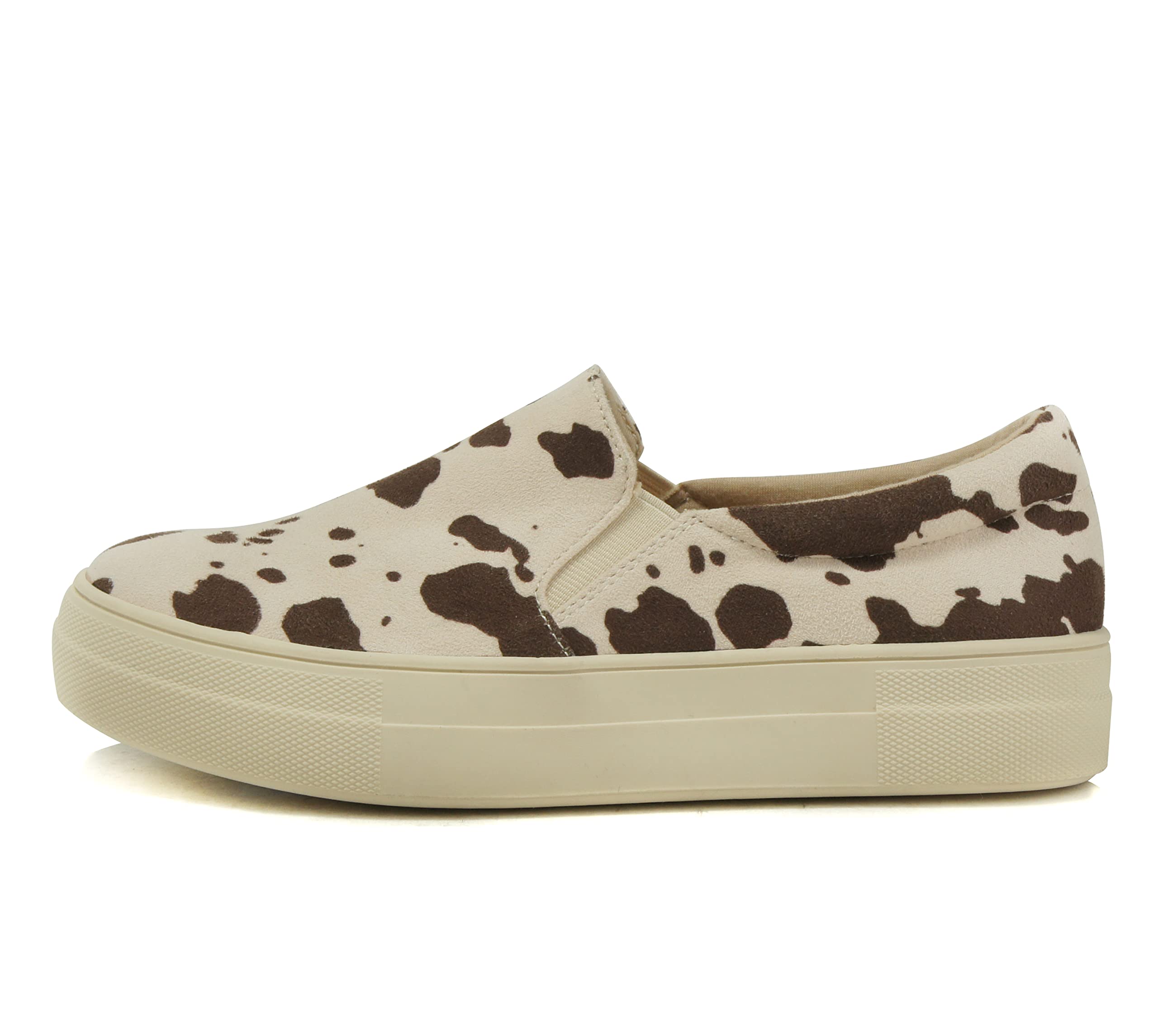 Women's Slip-On Platform Sneakers - Comfortable Cushion Foam Shoes for Walking, Hiking & Casual Wear | Fashionable & Lightweight for Everyday Use