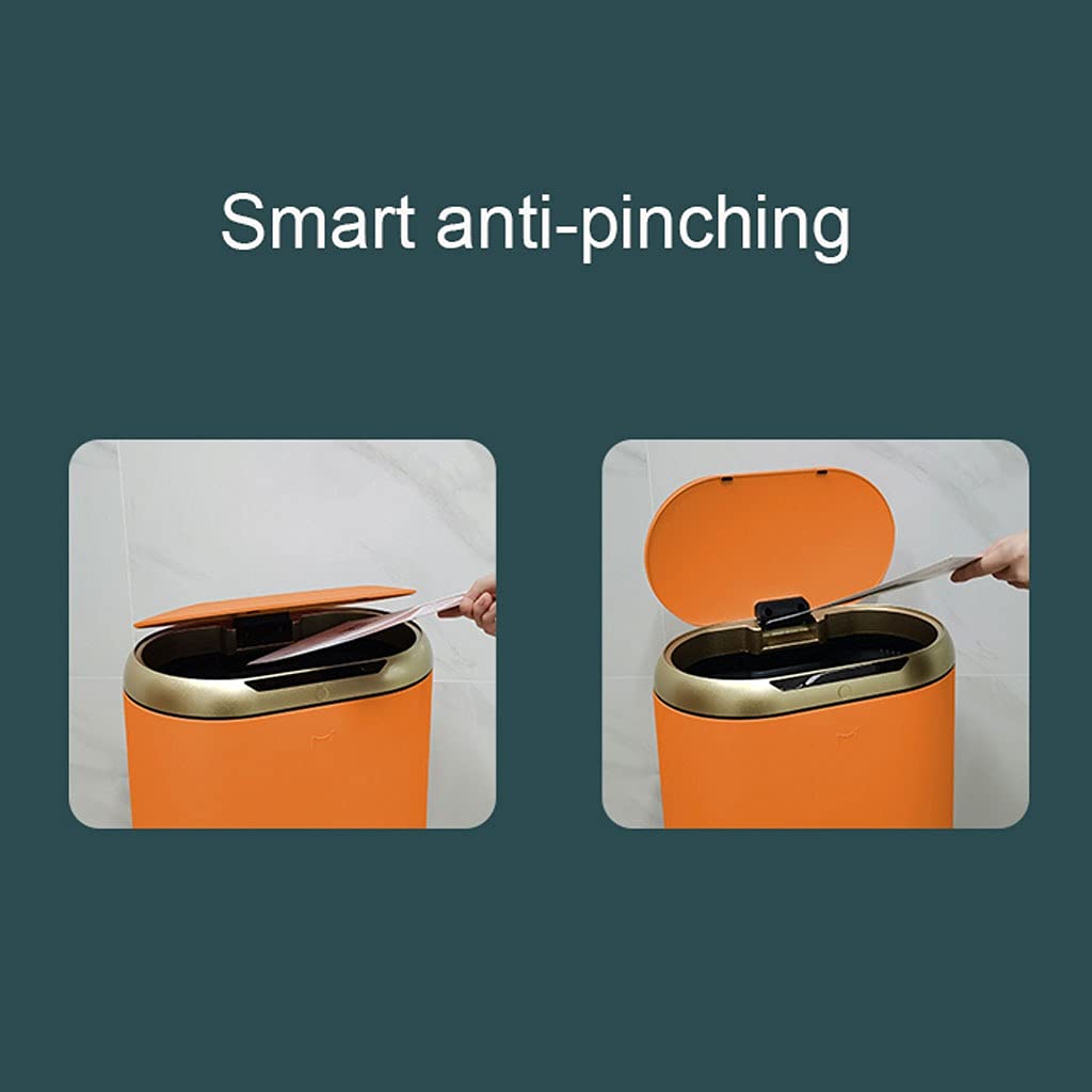 Smart Automatic Trash Can with Lid - Touchless Induction Sensor for Kitchen, Bathroom, Office, Bedroom & Living Room | Hands-Free Garbage Bin for Hygienic Waste Disposal (Ideal for Home, Restaurant & Commercial Use)