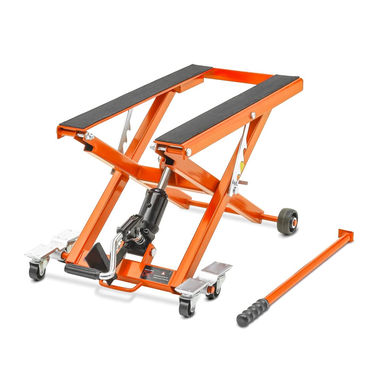 XL Motorcycle Scissor Lift - Heavy Duty Hydraulic Jack for Suzuki LS650 Savage & Other Bikes | Perfect for Garage Repairs, Maintenance & Storage