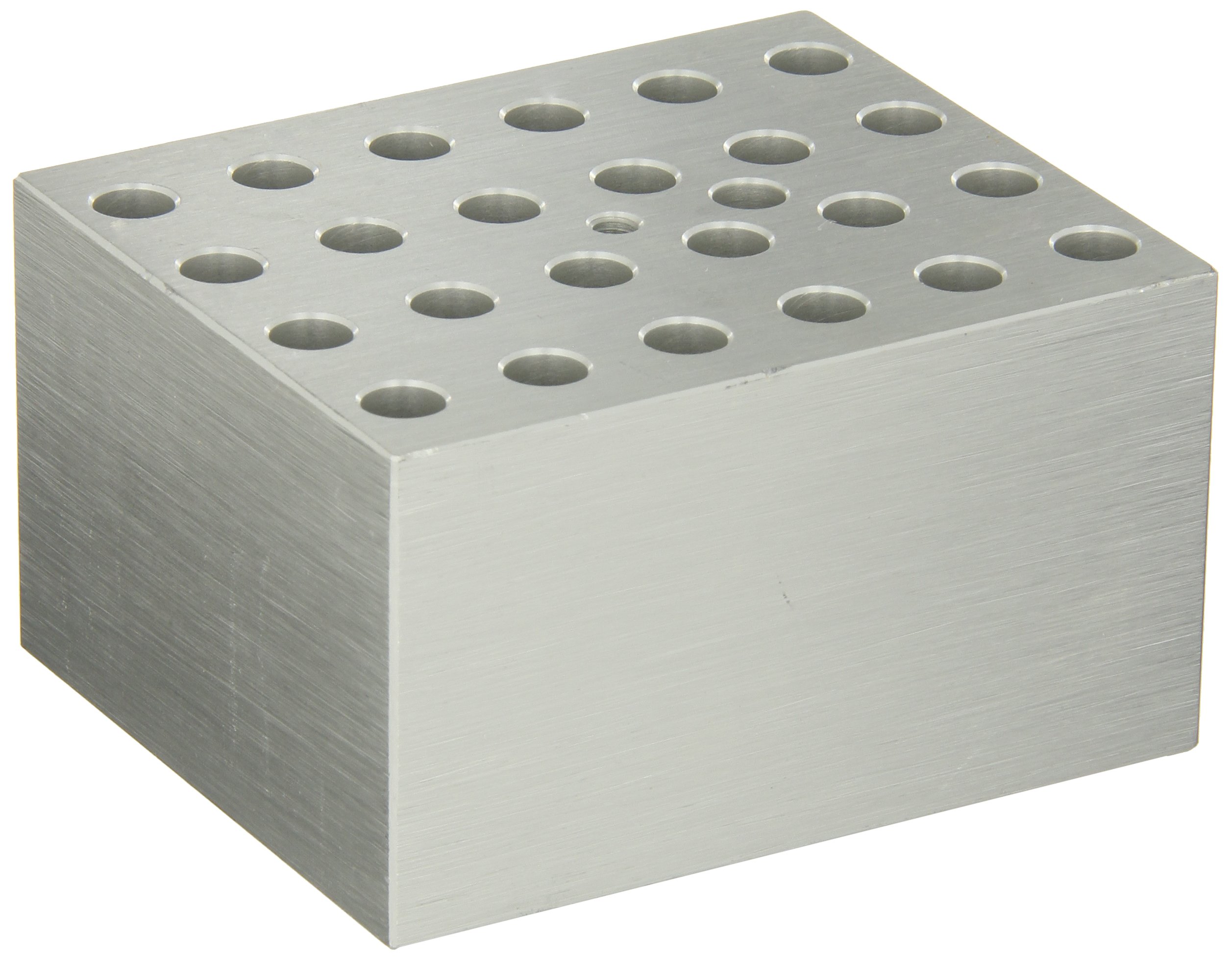AccuBlock D1105 Aluminum Dry Bath Block - 24 x 0.5ml Tube Capacity for PCR, DNA, RNA Sample Heating | Lab Equipment for Molecular Biology Research