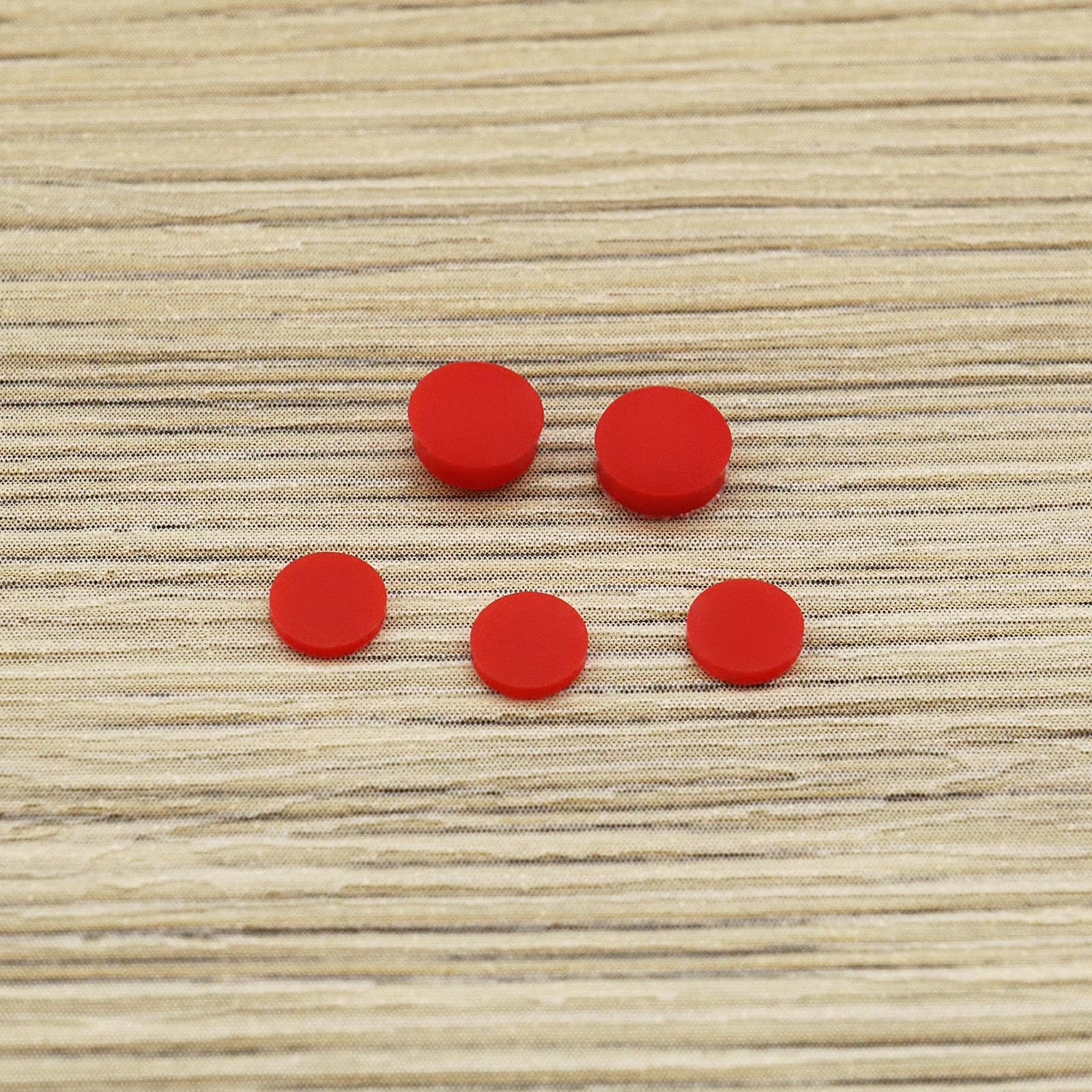 4-Piece Screw Cover Set for Gameboy Advance SP GBA SP - Dustproof Rubber Silicone Housing Replacement - Perfect for Game Console Repair & Protection