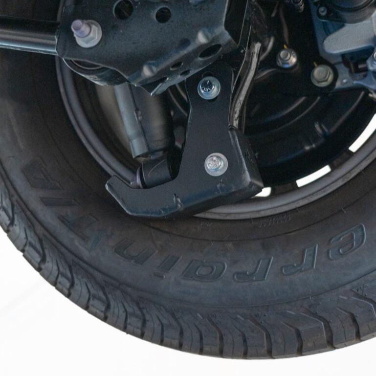 24 LC250 Rear Shock Mount Skids - Heavy Duty Off-Road Protection for Toyota Land Cruiser 250 - Perfect for Rock Crawling & Overlanding Adventures