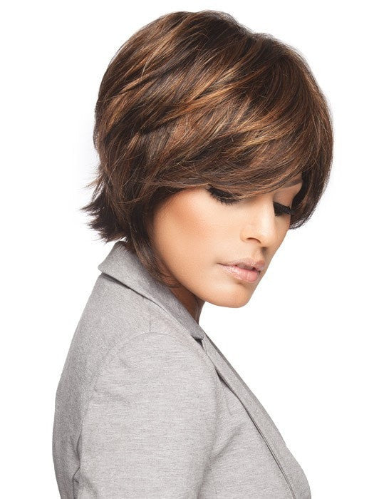 City Life Synthetic Lace Front Wig with Mono Top - Natural Looking Human Hair Replacement for Women | Perfect for Cosplay, Daily Wear & Special Occasions