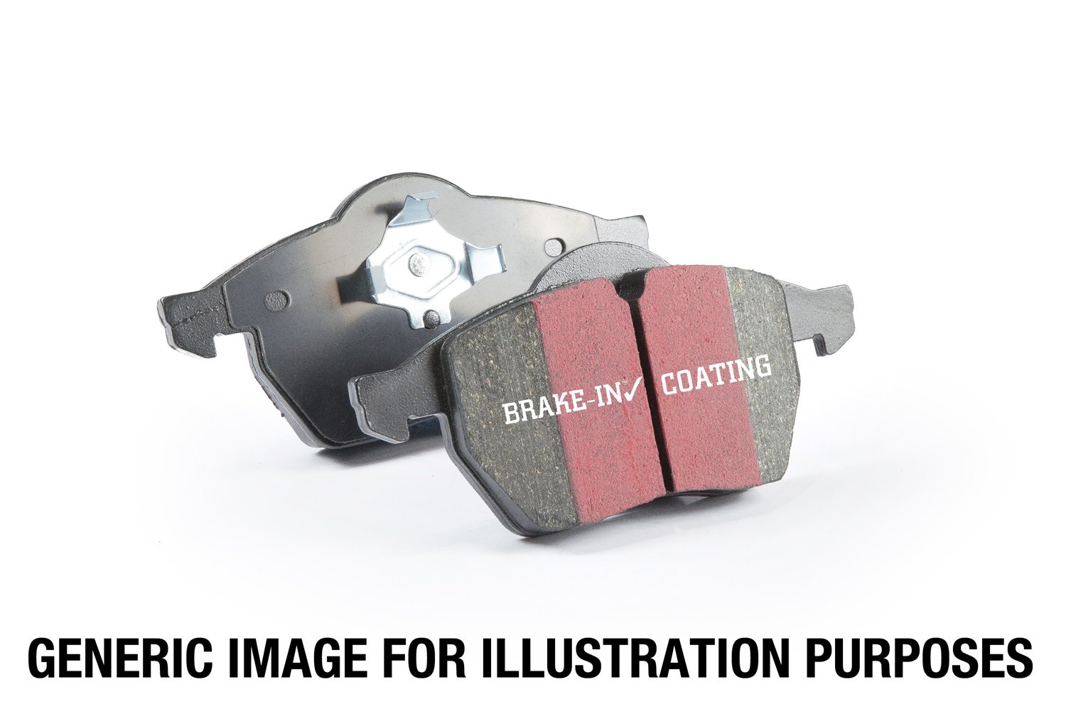 EBC UD1080 Performance Disc Brake Pad Set - Premium Ceramic Brake Pads for Cars, Trucks & SUVs - Smooth & Quiet Braking for Daily Commute & Highway Driving