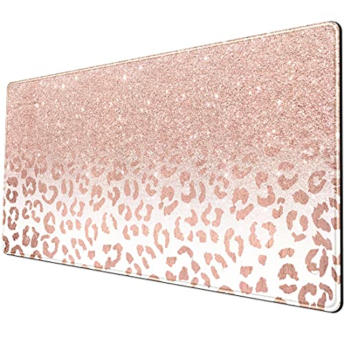 A-rose Gold Leopard Print