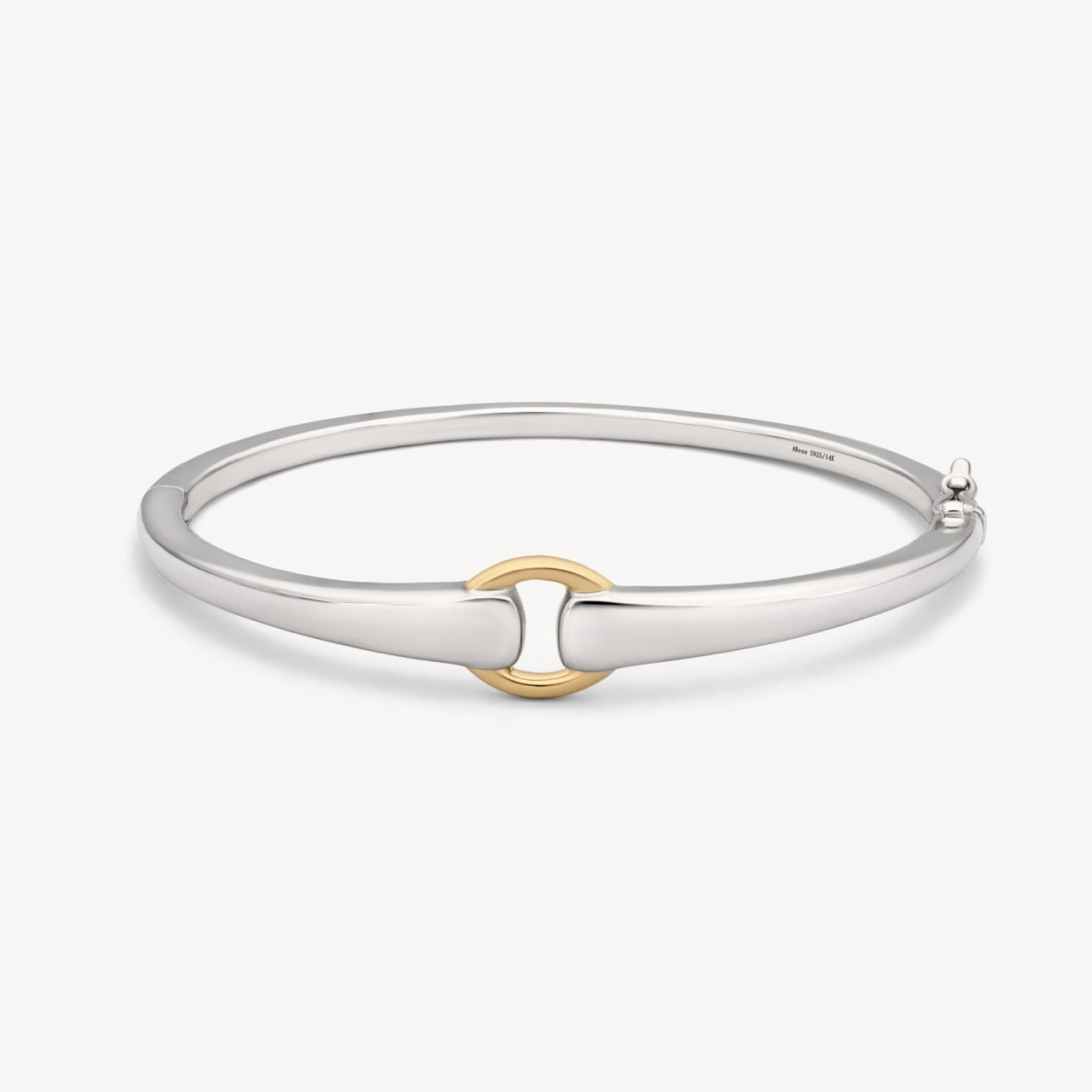 Mixed Metal Buckle Bracelet for Women - Adjustable Fashion Jewelry for Casual & Party Wear - Trendy Bangle for Everyday Style & Special Occasions