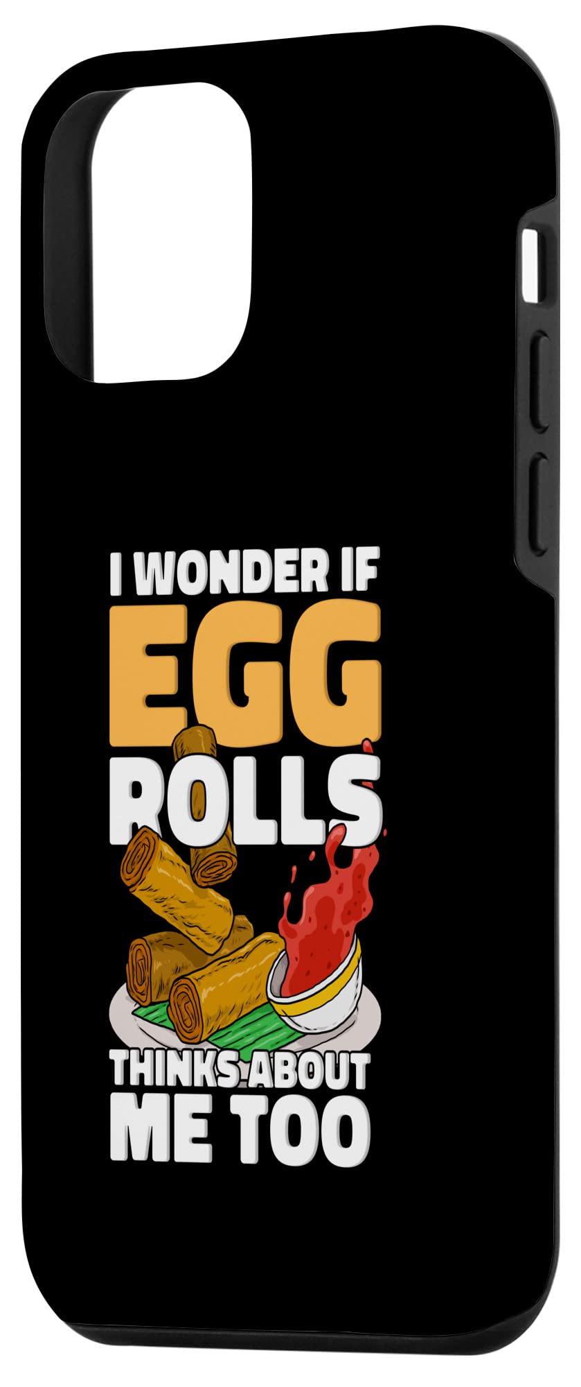 iPhone 12 Mini Case - Cute Chinese Egg Rolls Design, Slim Protective Phone Cover for iPhone 12 Mini - Perfect for Daily Use, Travel & Gift Giving