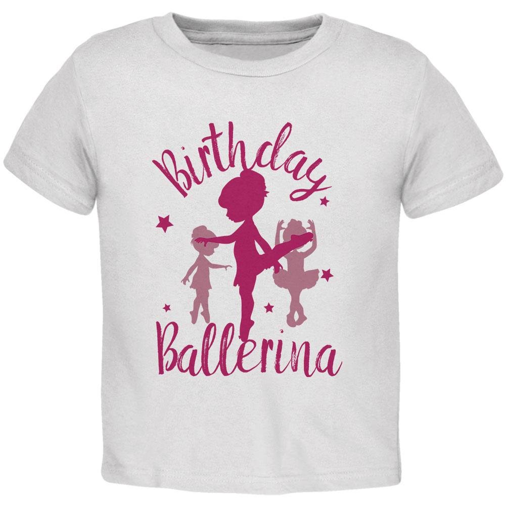 Birthday Girl Ballerina Toddler T-Shirt – Cute Ballet Tutu Top for 1-5 Year Olds – Perfect for Birthday Parties, Dance Classes & Special Occasions