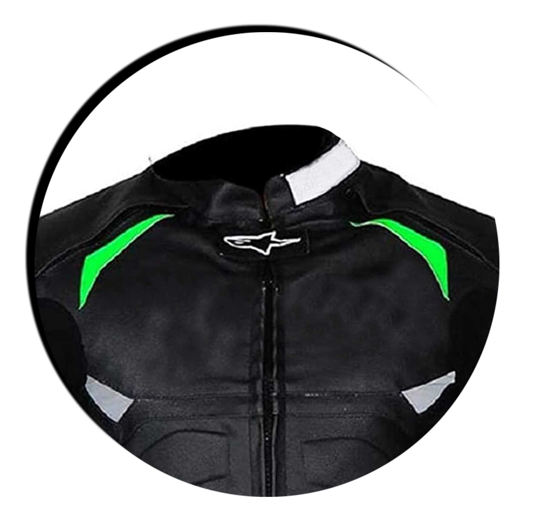 Men's Motorcycle Racing Jacket - Padded Leather Biker Jacket with Armor Protection for Motocross & Street Riding | Durable & Stylish Riding Gear for Safety & Comfort
