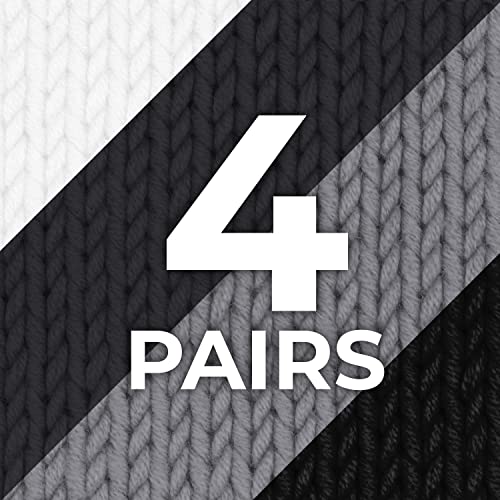 Black, White, Light Grey, Grey