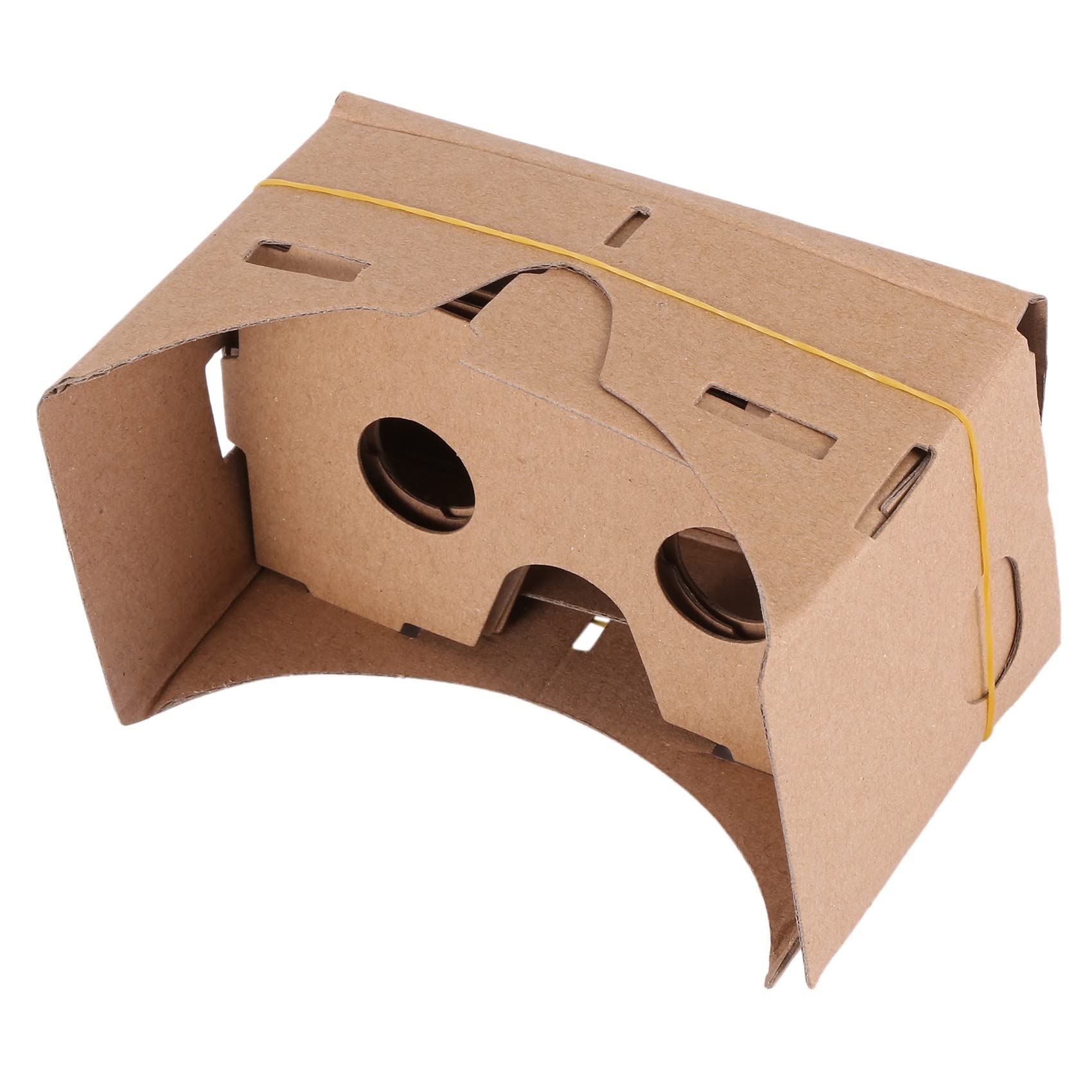 Rheross 6 Inch DIY 3D VR Glasses - Virtual Reality Headset with Hardboard for Cardboard | Perfect for VR Gaming, Movies & Educational Experiences