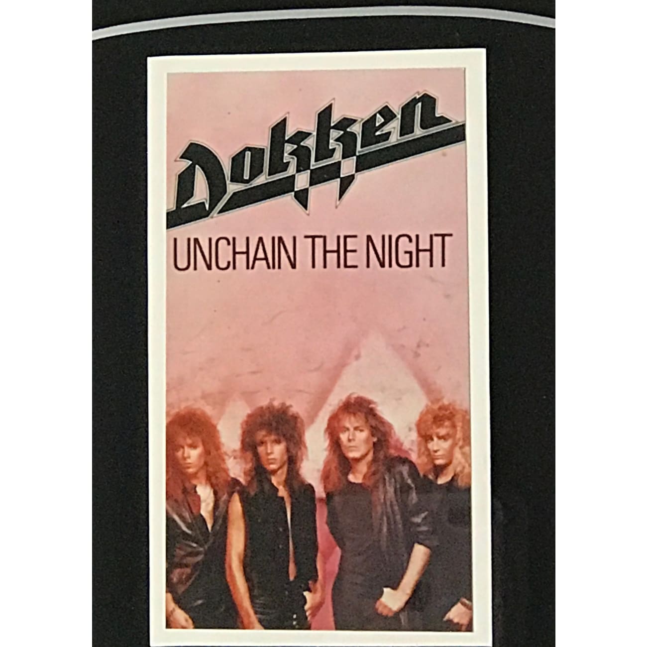Dokken Unchain The Night 1988 RIAA Platinum Video Award - Classic Heavy Metal Collectible for Music Fans & Memorabilia Enthusiasts - Perfect for Display in Home, Office, or Music Room