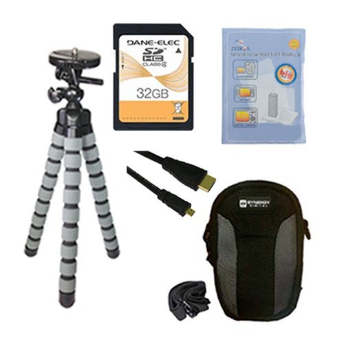 Panasonic Lumix DMC-LF1 Digital Camera Bundle with 32GB SD Card, Carrying Case, HDMI Cable, Cleaning Kit & Tripod - Perfect for Travel Photography, Vlogging & Family Events