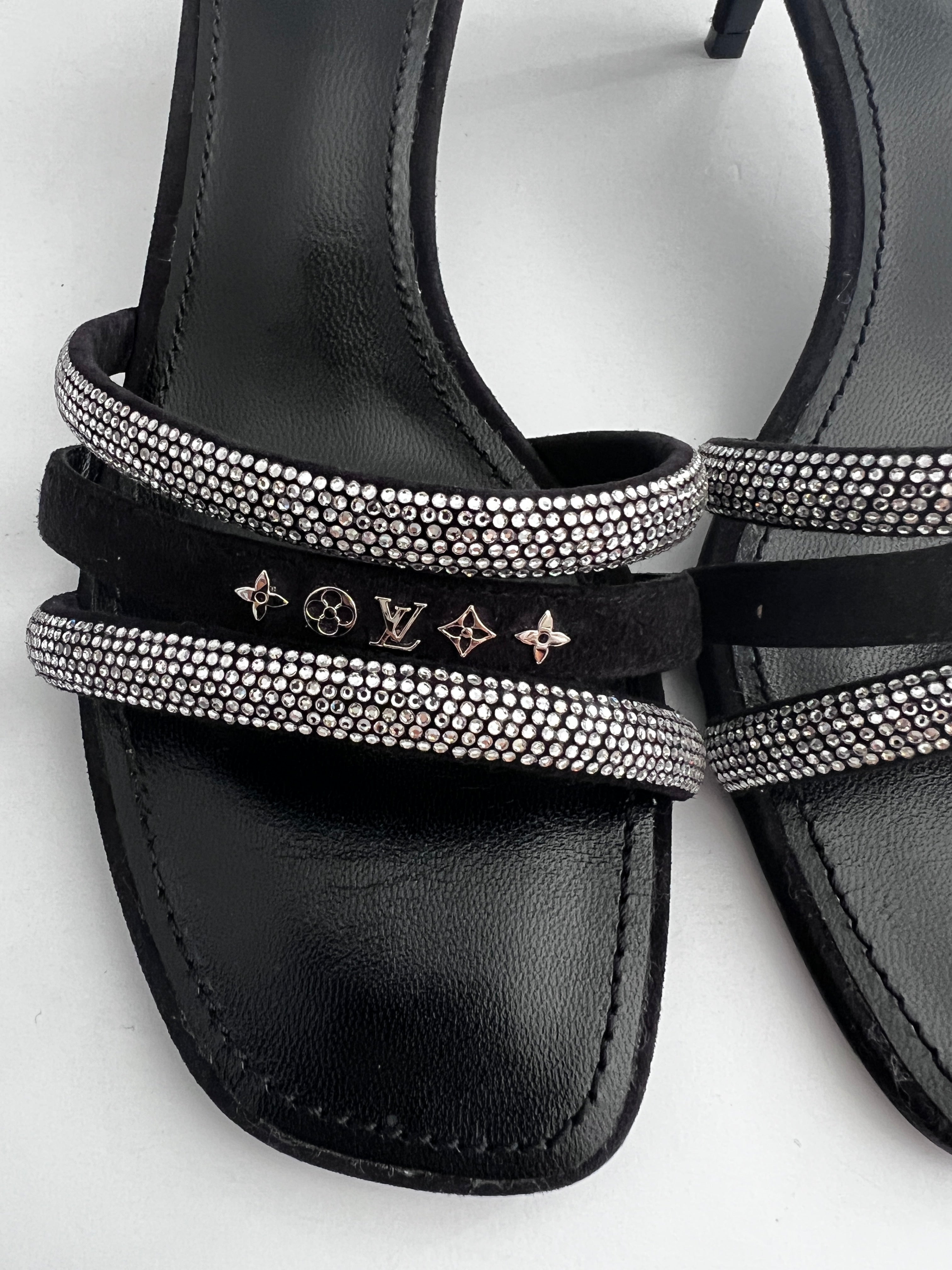 Louis Vuitton Appeal Mule Heels Women's Size 38 - Luxury Designer Platform Sandals for Parties, Weddings & Evening Events