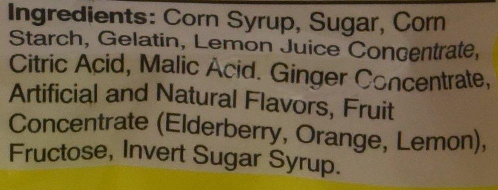 Haribo Ginger-Lemon Gummy Candy - 4 Oz Bags (Pack of 3) | Soft & Chewy German Sweets | Perfect for Snacking, Parties & Gift Baskets