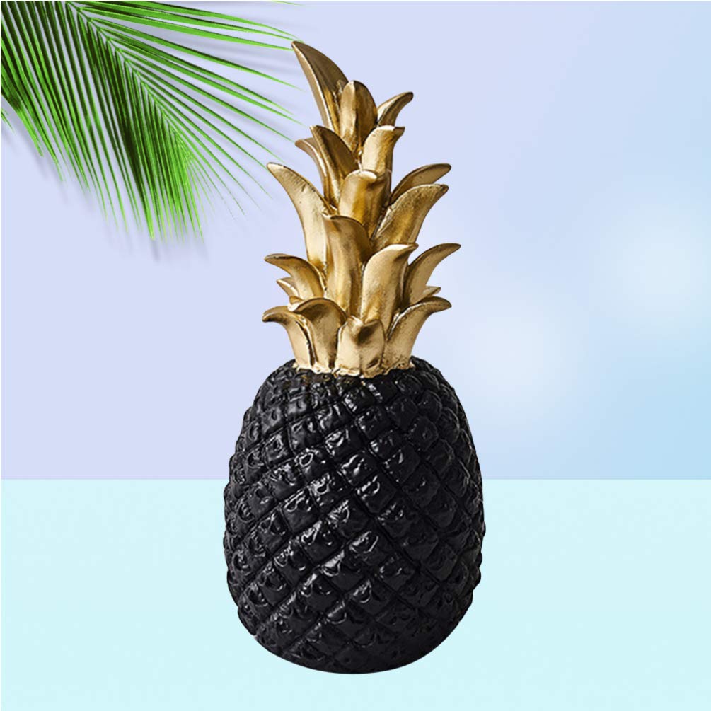 Resin Pineapple Decor for Home, Wedding & Desktop - Elegant Cabinet Ornament