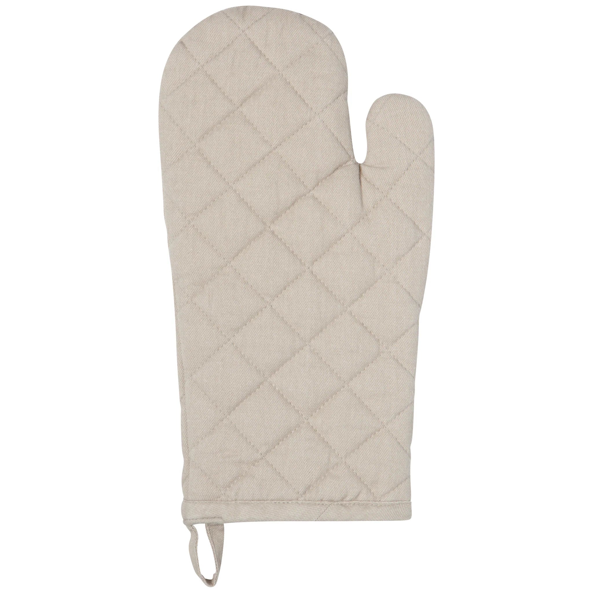 Premium Dove Grey Stonewash Oven Mitt & Potholder Set - Heat Resistant Kitchen Gloves for Baking, Cooking & Grilling - Perfect for Holiday Meals & BBQ Parties