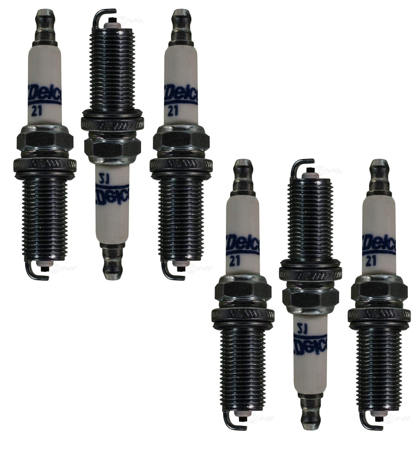 6-Piece Spark Plug Set Compatible with BMW Lexus Nissan Subaru Suzuki Toyota 6-Cylinder Engines - High Performance Ignition for Smooth Acceleration & Fuel Efficiency