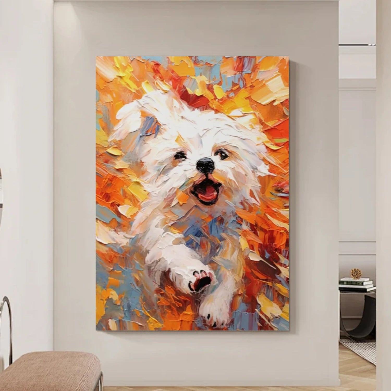 Animal Art Painting #AP138 - Handmade Wildlife Canvas Wall Decor for Living Room, Bedroom & Office
