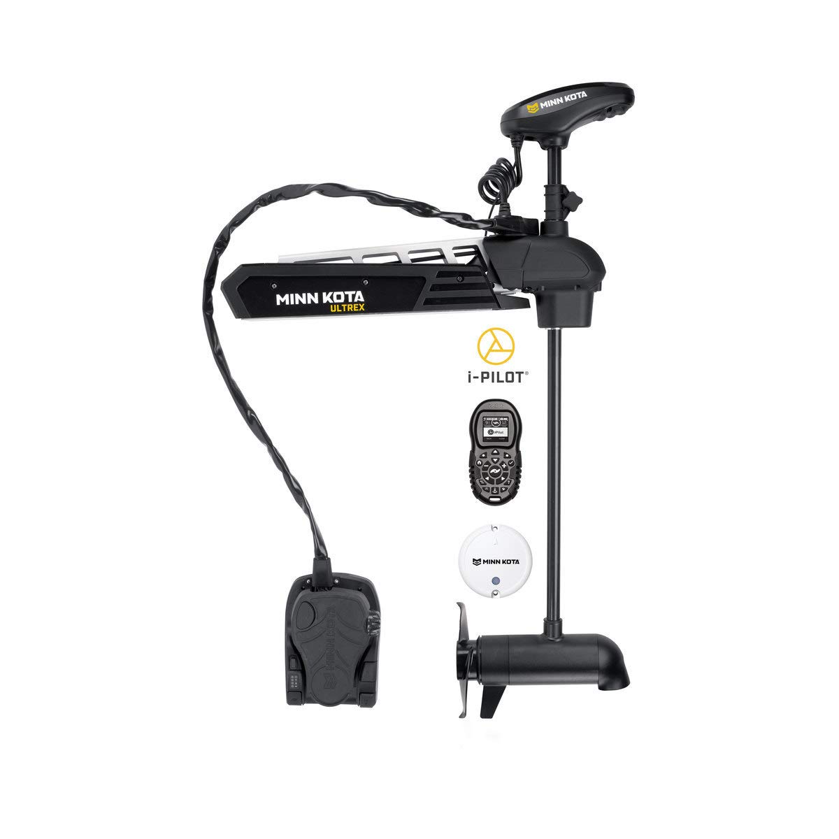Minn Kota 1368820 Ultrex Freshwater Trolling Motor with Cable Drive & Electric-Steer Bow Mount - Perfect for Bass Fishing, Kayak Boating, and Freshwater Angling