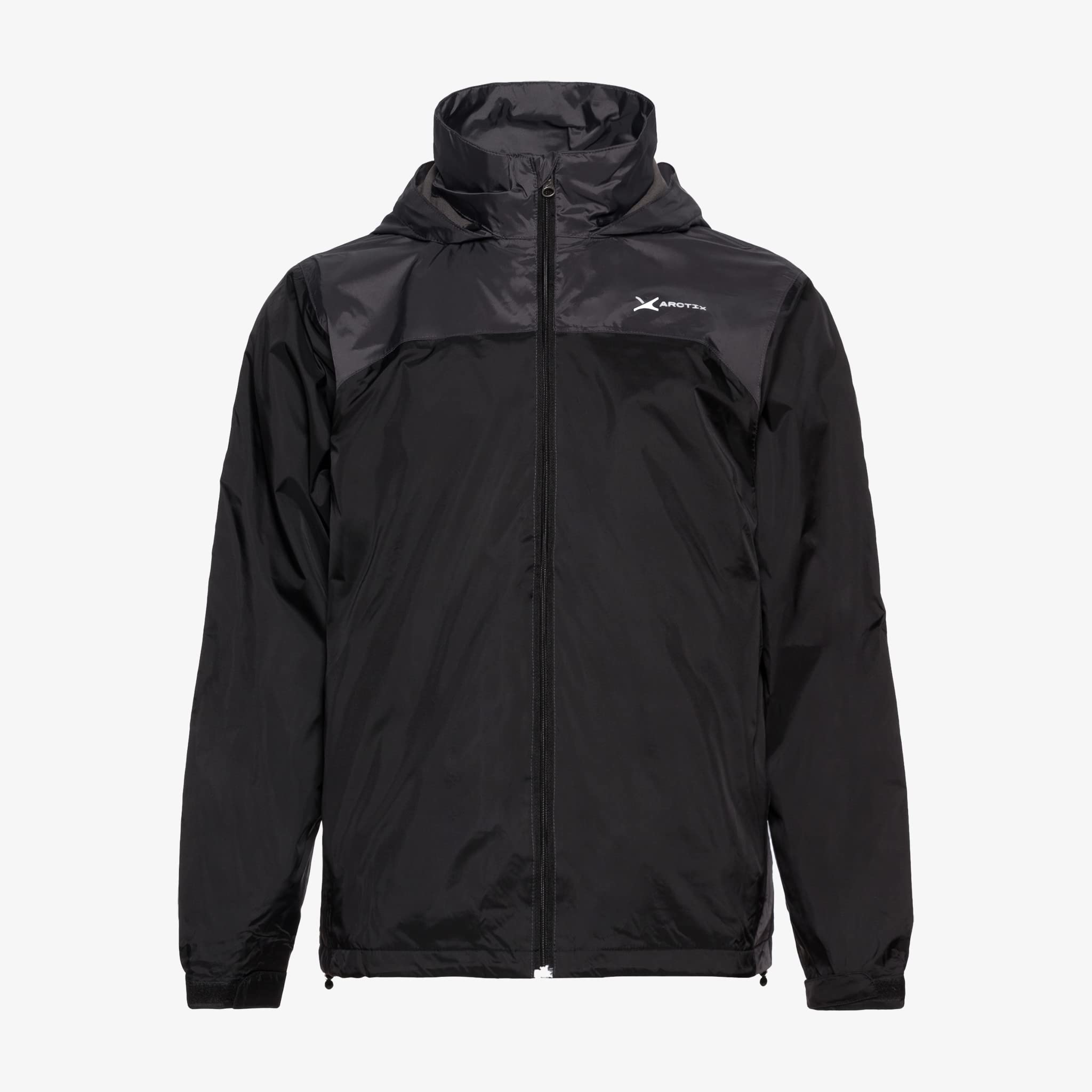 Arctix Men's Waterproof Fleece Lined Rain Jacket - Windproof Winter Coat for Hiking, Camping & Outdoor Activities