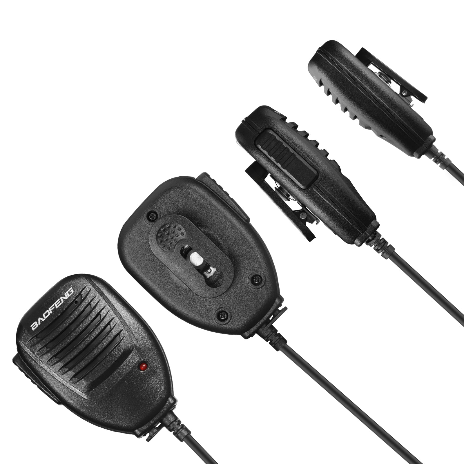 Waterproof Shoulder Speaker Mic for Baofeng UV-9G GT-3WP BF-9700 UV-9R UV-82WP Radios | Durable Two-Way Radio Accessory for Outdoor, Construction & Emergency Communication