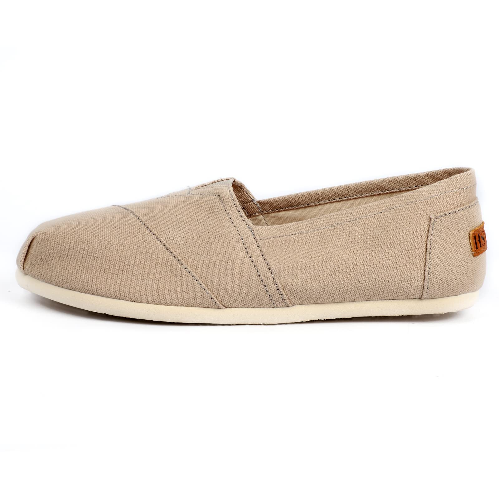 Women's Slip-On Canvas Ballet Flats - Classic Casual Sneakers & Loafers for Everyday Wear - Perfect for Work, Walking, and Comfortable Daily Use