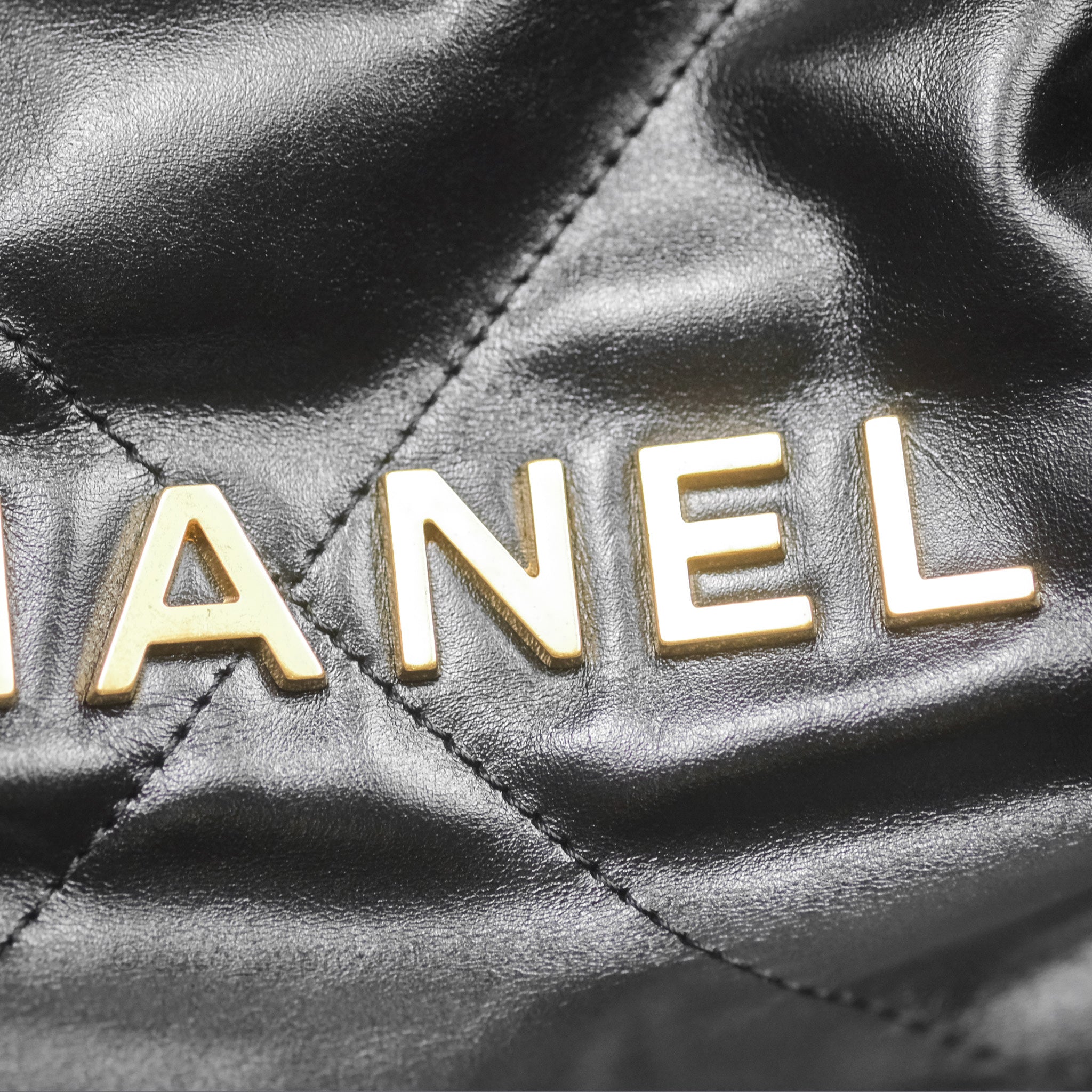 Chanel 22 Small Handbag - Black Shiny Calfskin Leather with Aged Gold Hardware | Luxury Crossbody Bag for Women, Perfect for Date Night & Evening Events