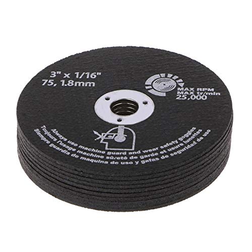10-Pack 4.5 Inch Circular Resin Grinding Wheel Discs - Premium Metal Cutting Saw Blades for Angle Grinders (35ED) - Perfect for DIY Projects, Metal Fabrication, and Construction Work