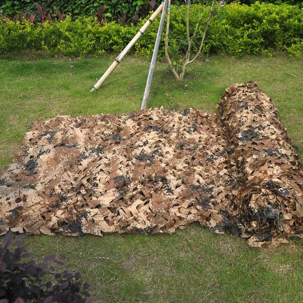 Desert Camouflage Netting - Lightweight Durable Army Mesh Camo Net for Camping, Military, Hunting & Shooting Blinds | Perfect for Outdoor Concealment, Plant Awnings & Canopy Covers