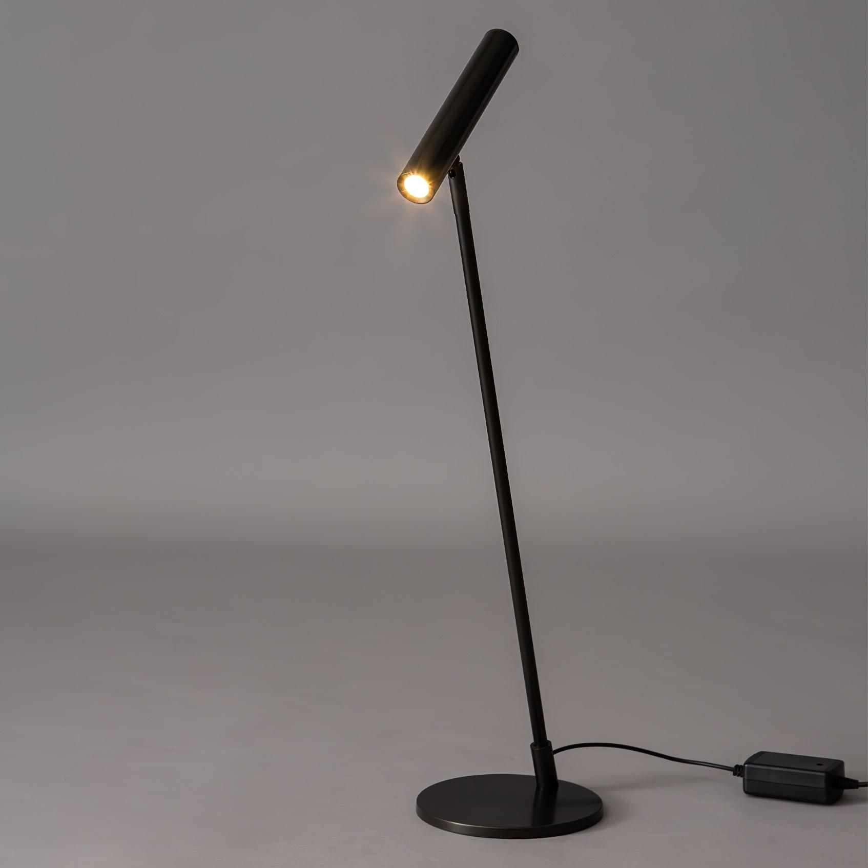 Tom LED Table Lamp - Modern Adjustable Desk Light for Home Office, Study & Bedroom - Energy Efficient Dimmable Reading Lamp with USB Port & Touch Control