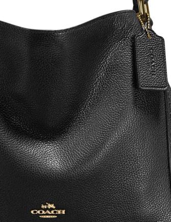 Coach Edie 31 Shoulder Bag in Polished Pebble Leather - Stylish Crossbody Purse for Women, Perfect for Work, Travel & Everyday Use