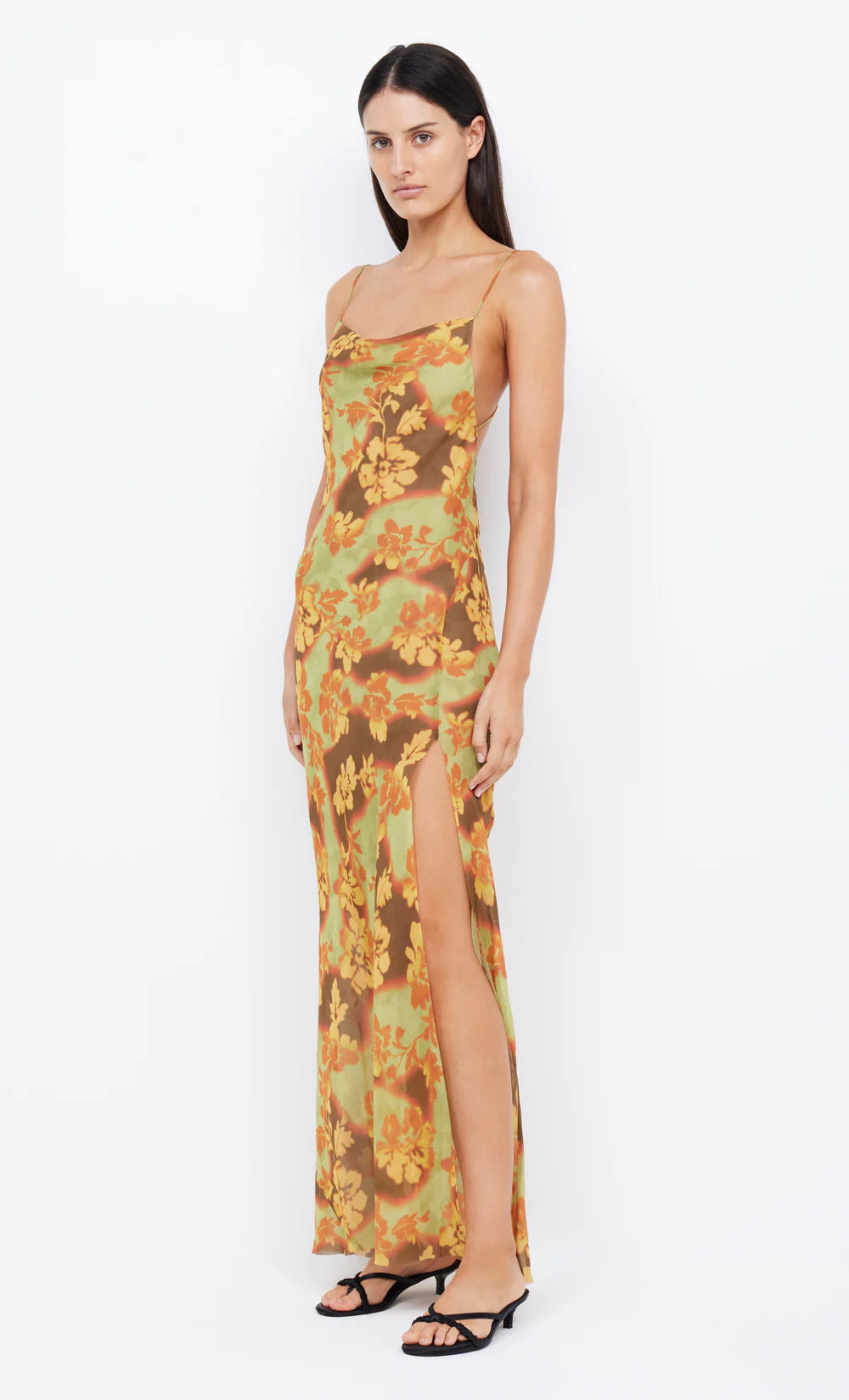 DREW SPLIT MAXI DRESS - Women's Elegant Long Flowy Summer Dress with Side Slits | Perfect for Beach Vacations, Date Nights & Casual Outings