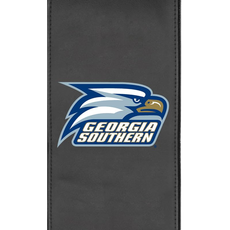 PhantomX Black Mesh Ergonomic Gaming Chair with Georgia Southern Eagles Embroidered Logo - Perfect for Esports, Office Work & Home Gaming Setup