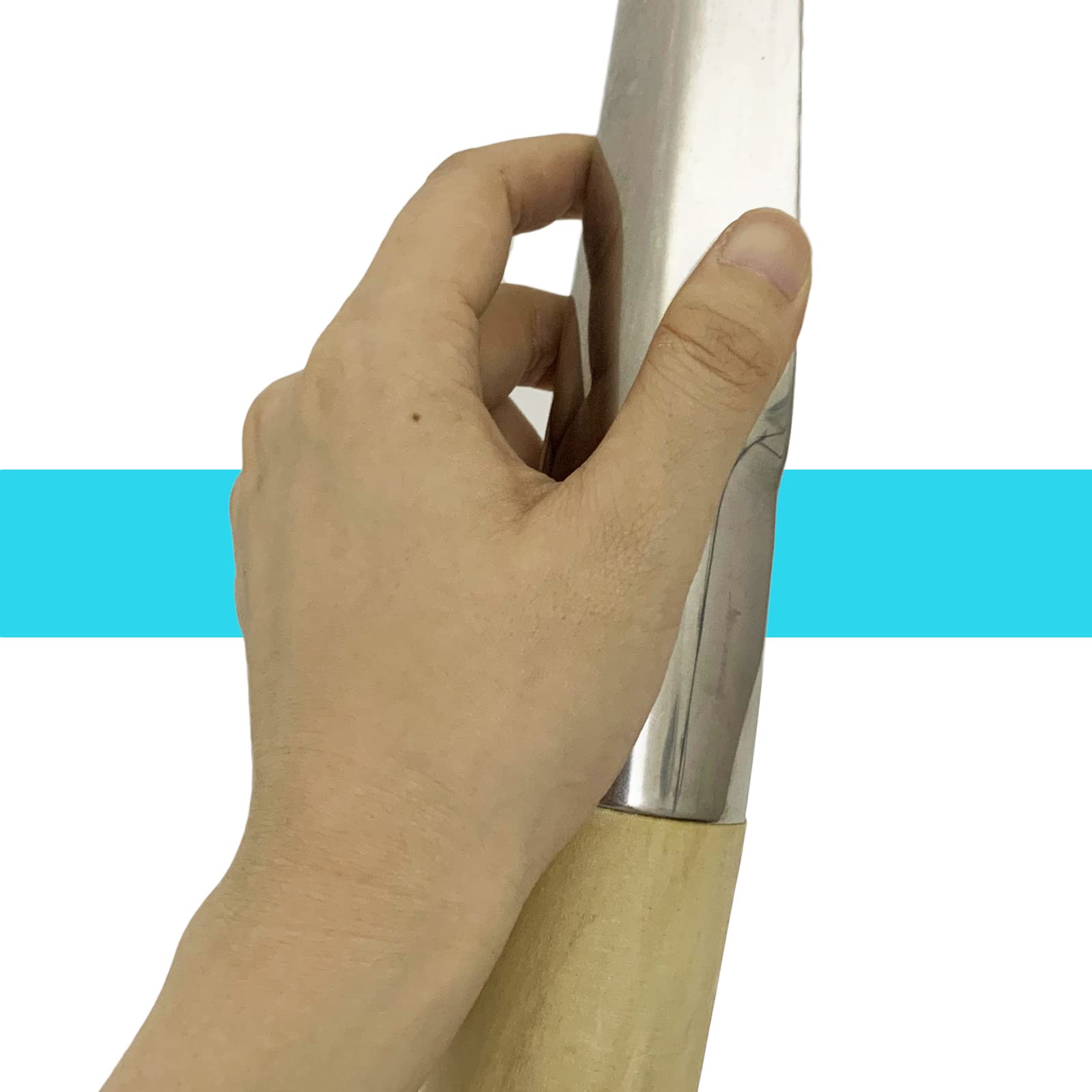 Stainless Steel FID Splicing Tool for Boat Rope - Wood Handle Marine Accessory | Sailing & Fishing Use