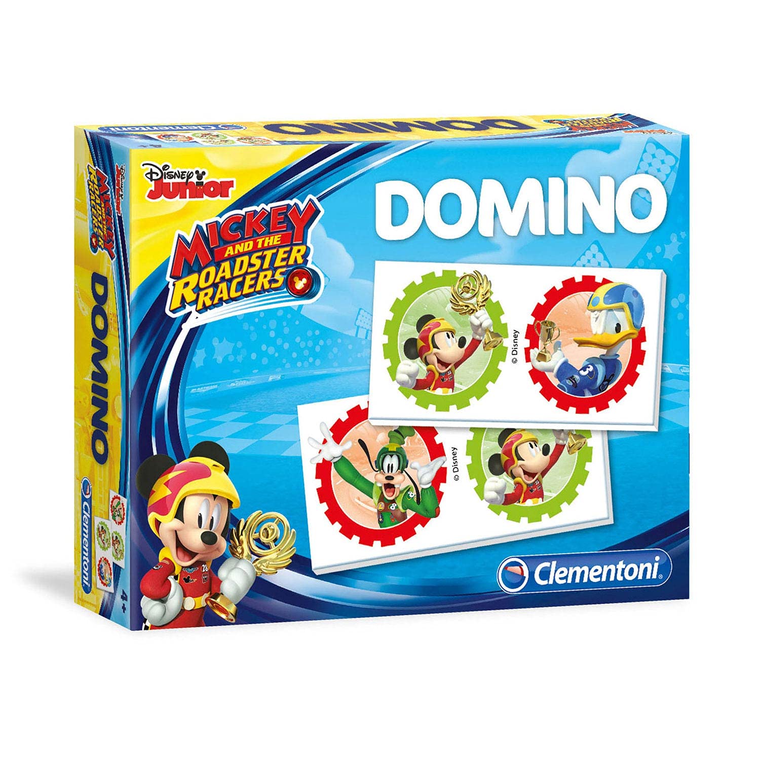 Clementoni Domino Mickey Top Départ Educational Game for Kids - Disney Learning Toy with 18016 Pieces, Fun Family Board Game for Preschool & Early Childhood Development | Perfect for Birthday Gifts & Classroom Activities