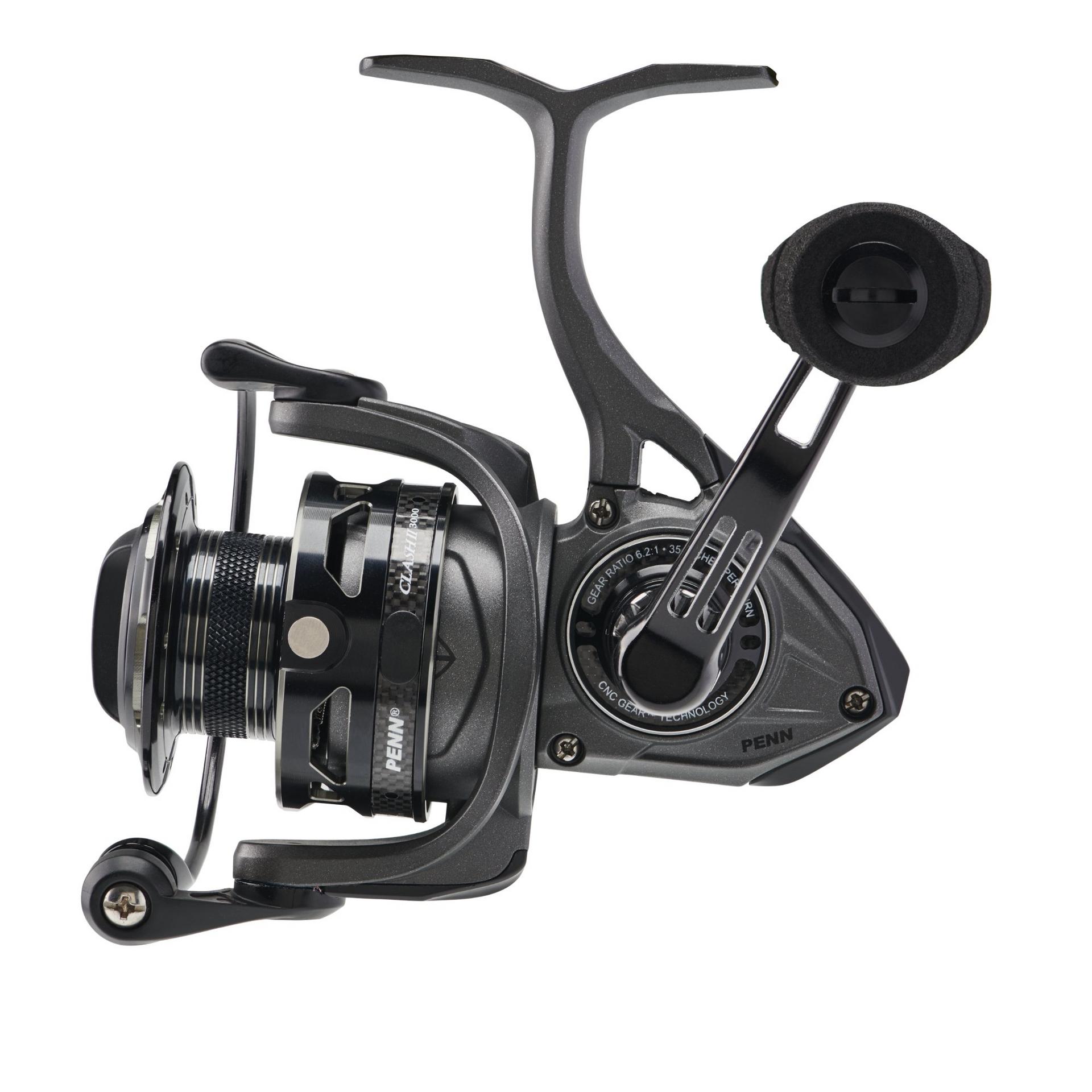 Clash™ II Spinning Reel - High Performance Fishing Reel for Saltwater & Freshwater - Smooth Drag System, Durable Design - Perfect for Bass, Trout & Saltwater Game Fish