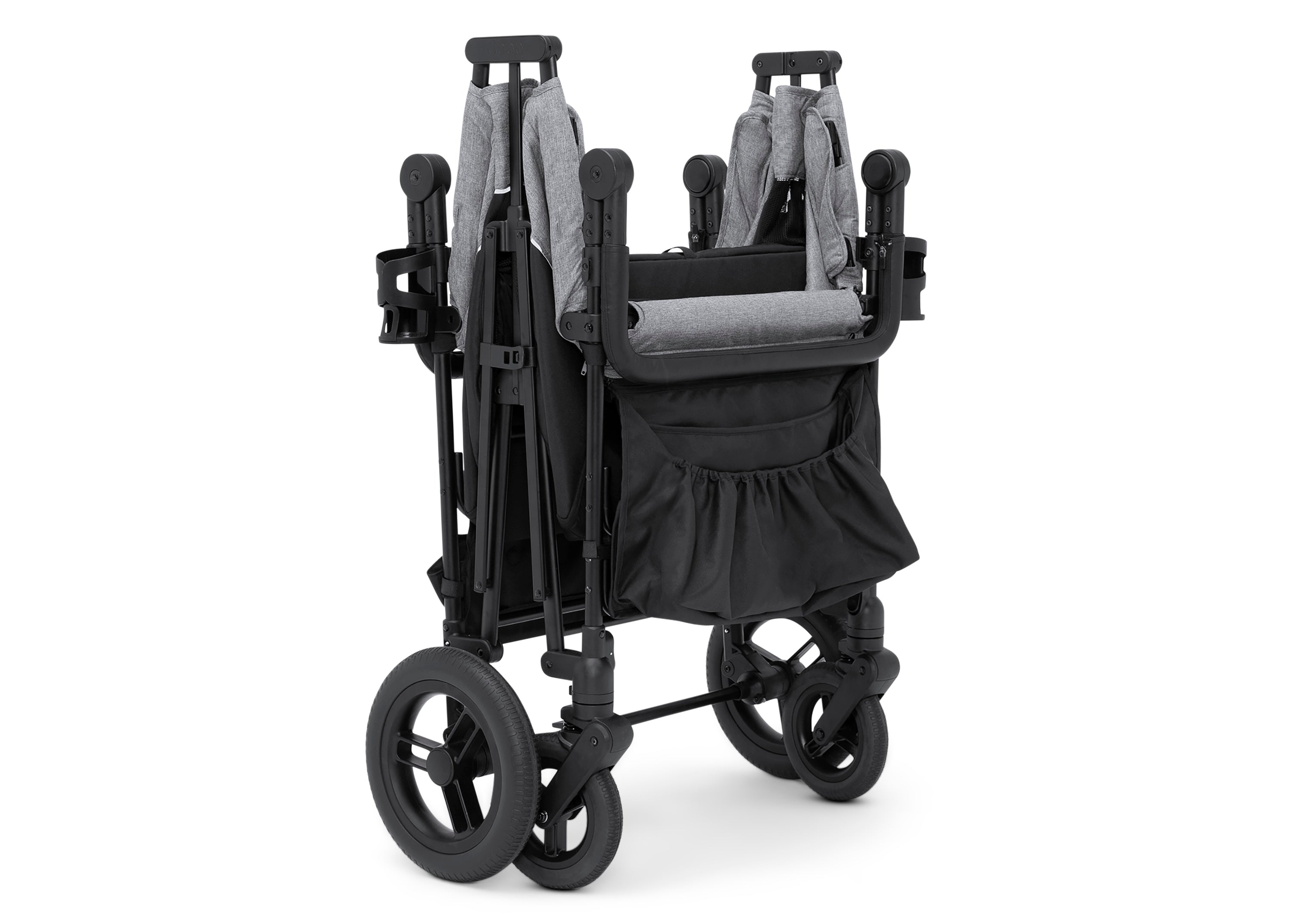 Jeep Wrangler Deluxe 4-Seater Stroller Wagon with Insulated Cooler Bag - Perfect for Family Outings, Beach Trips, and Outdoor Adventures