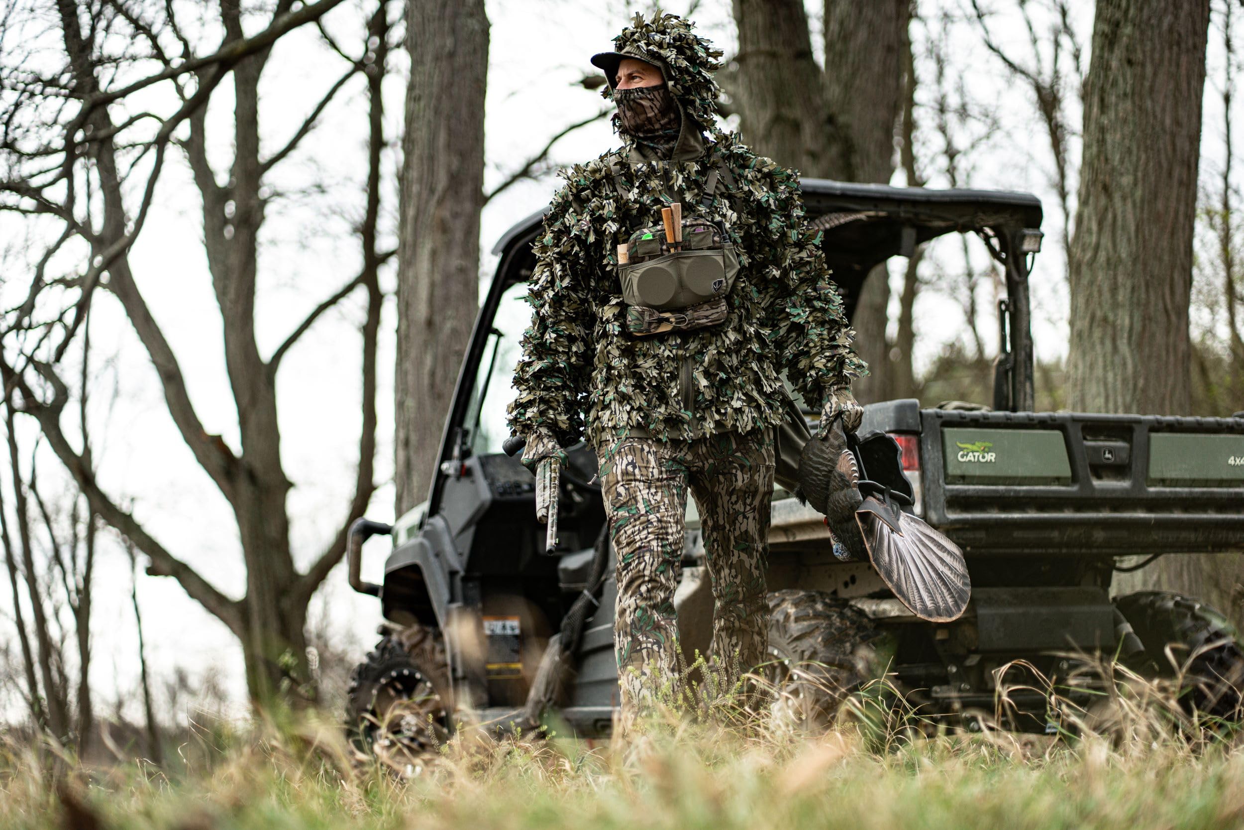 Lightweight Turkey Hunting Pants for Men - Silent, Flexible Camo Pants with Comfortable Fit - Perfect for Stealthy Hunting, Outdoor Adventures & Tactical Activities