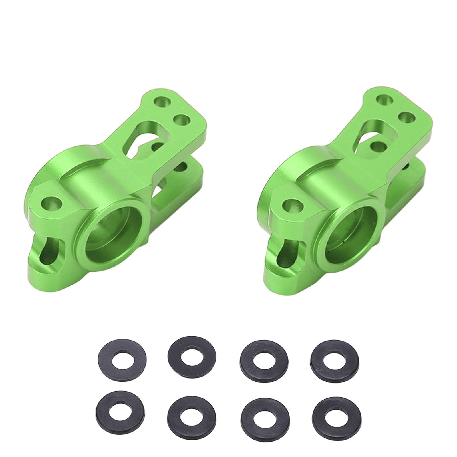 High Strength Aluminum Rear Axle Seat for LOSI Lasernut U4 Tenacity RC Car - Shockproof & Bend Prevention Hub Carrier (Green) | Perfect for Off-Road Racing & Tough Terrains