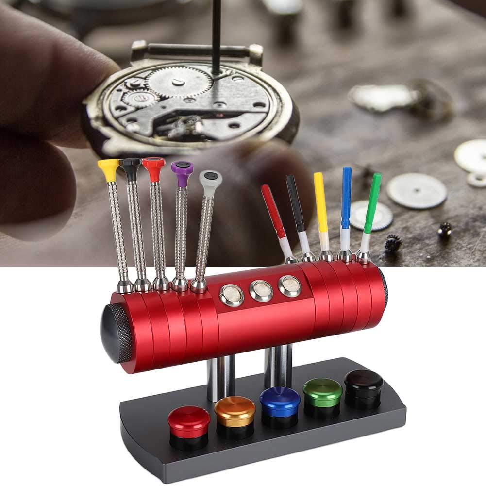 10-Grid DIY Watch Repair Tool Organizer - Oil Pen Storage Rack for Eyeglasses & Phone Repair - Perfect for Watchmakers, Jewelers & DIY Enthusiasts