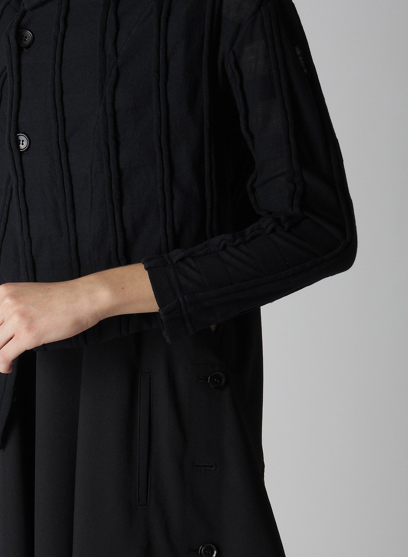 Stylish Check Cut Jacquard Cropped Asymmetric Jacket for Women - Perfect for Casual Outings, Parties & Layering