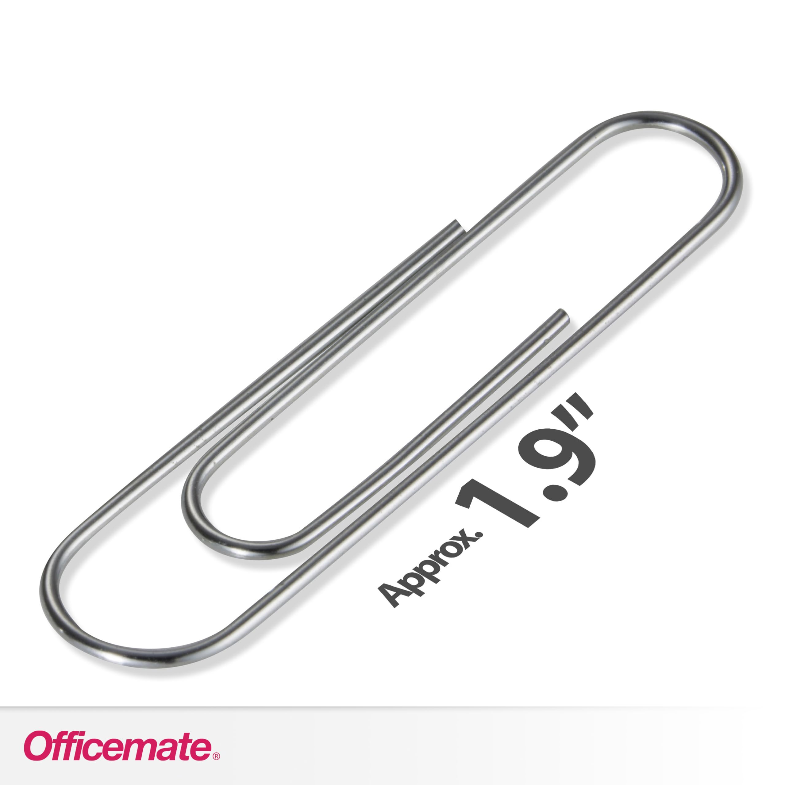 Officemate Giant Paper Clips - 1000 Count (10 Boxes of 100) for Office, School & Home Organization - Heavy Duty Document Clips for Files, Reports & Craft Projects