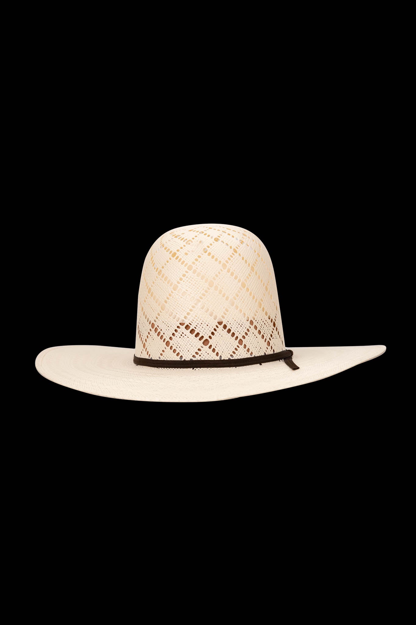 Rock'em 30X Ram Open Crown Straw Hat for Men & Women - Wide Brim Sun Hat for Outdoor, Beach, Gardening, and Summer Activities