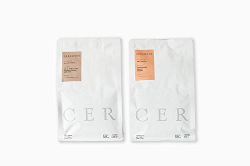 Ceremony Coffee Roasters - Premium Espresso Variety Pack - Specialty Whole Bean or Ground Coffee - 2x12oz Bags (Medium Grind for Drip Coffee Makers) - Perfect for Home Brewing, Office Use & Gifts