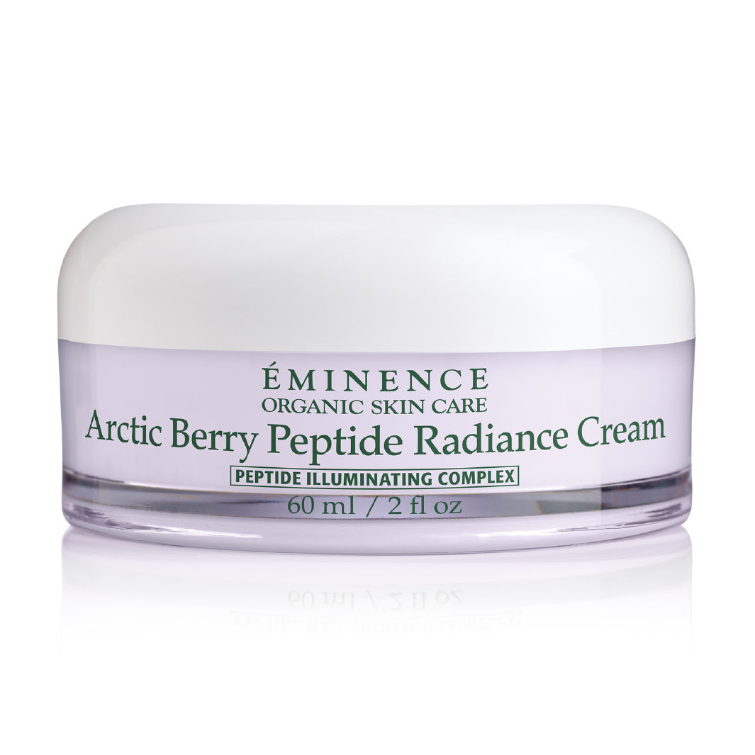 Eminence Organics Arctic Berry Peptide Radiance Cream - Anti-Aging Face Moisturizer for Glowing Skin | Day & Night Hydration for Dry, Sensitive & Mature Skin