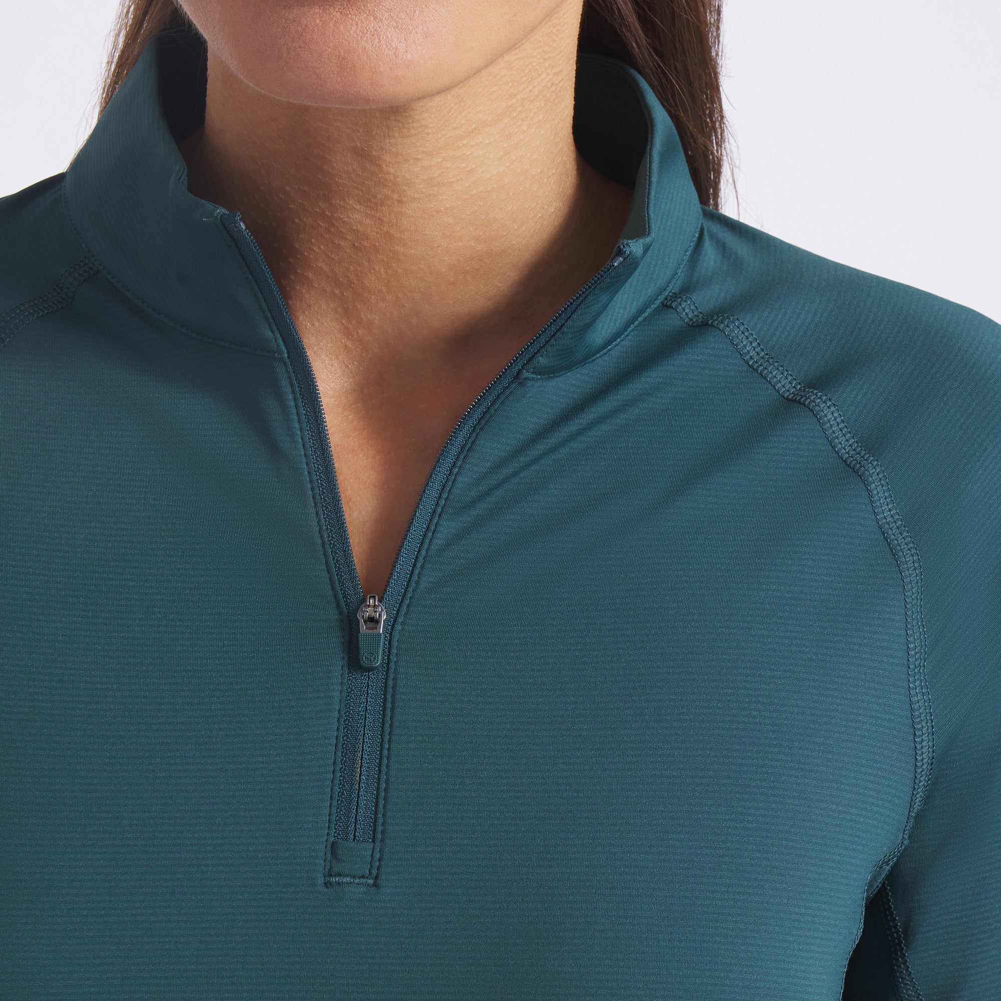 Women's YouV Brrr Solid Golf 1/4 Zip Pullover - Lightweight Thermal Performance Top for Cold Weather Golfing & Outdoor Sports