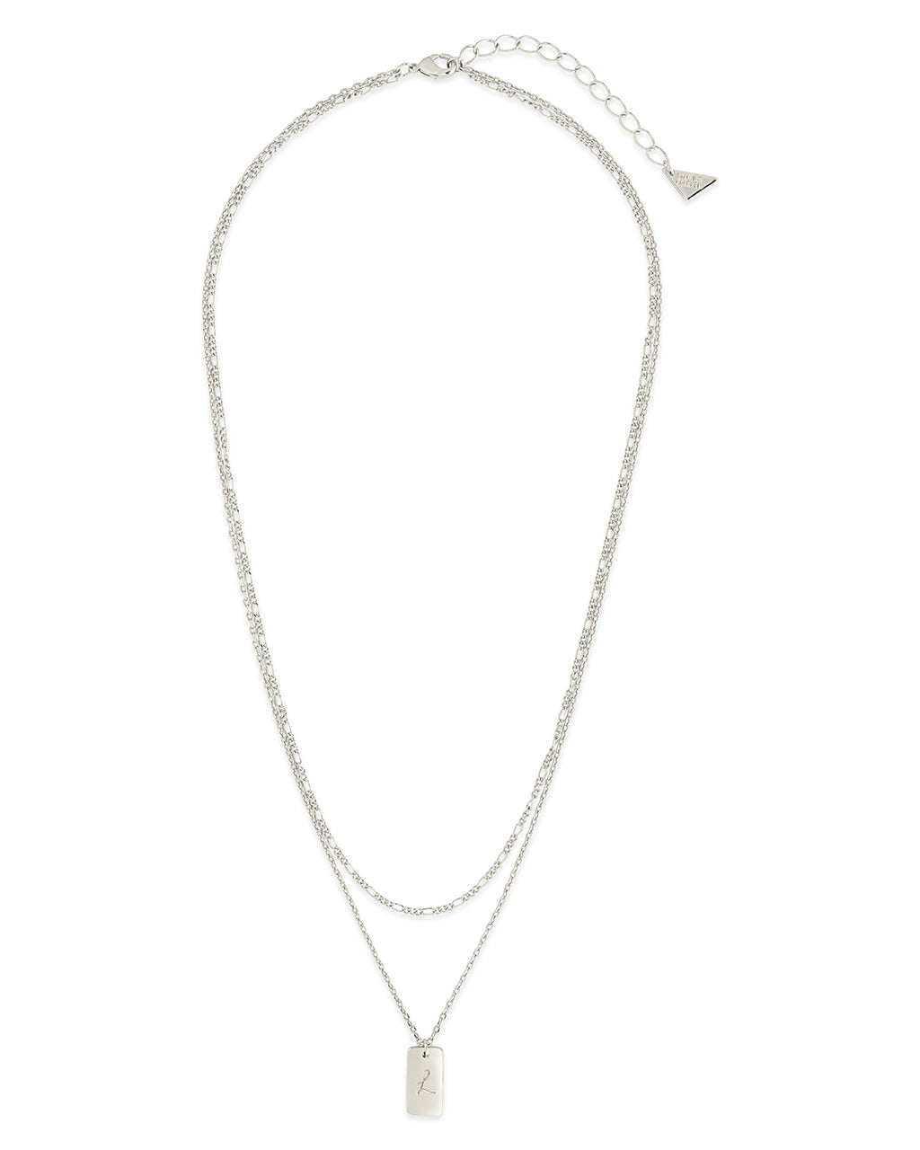 Layered Chain Necklace for Women - Initial Pendant Necklace, Dainty Gold & Silver Jewelry Gift for Her - Perfect for Everyday Wear, Date Night & Special Occasions